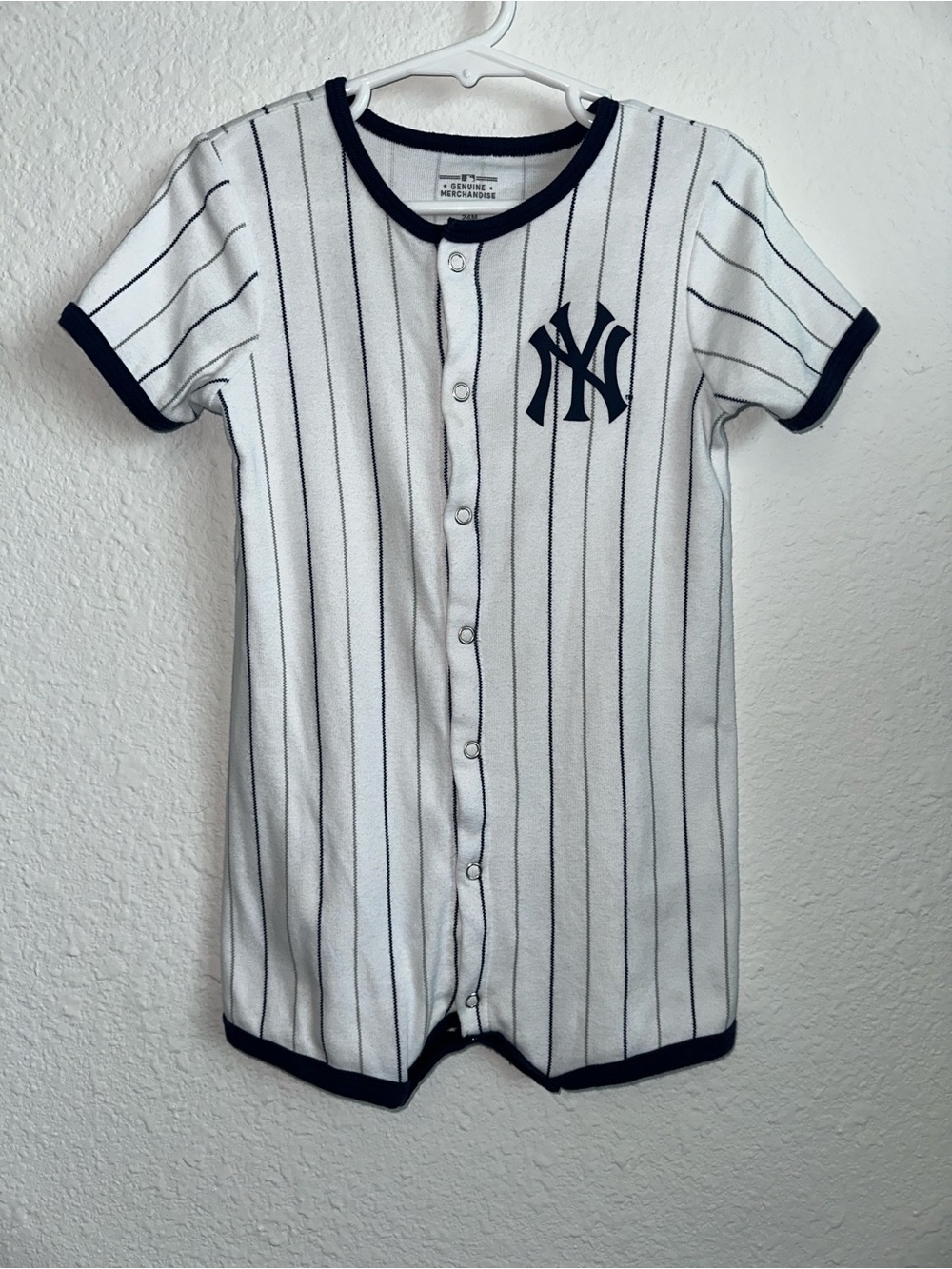 MLB New York Yankees Romper, Size 24M
